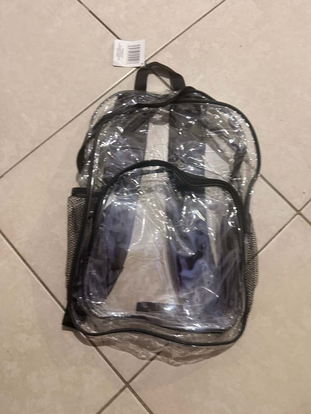 Five Below Clear Vinyl Backpack